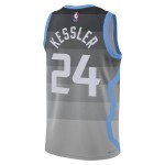 Utah Jazz Trikot Walker Kessler Nike 2025-26 City Edition Grau Swingman - Herren